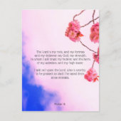 Psalm 18, Christliche Postkarte (Vorderseite)