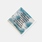 Psalm 19:14 Gebet-Bibelverse Serviette (Ecke)