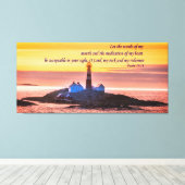 Psalm 19:14 Ließ die Worte meines Mund und... Leinwanddruck (Insitu (Holzboden))