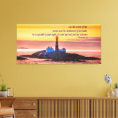 Psalm 19:14 Ließ die Worte meines Mund und... Leinwanddruck (Insitu (Wohnzimmer))