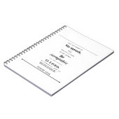 Psalm 19:14 Spiral Foto Notebook Notizblock (Linke Seite)