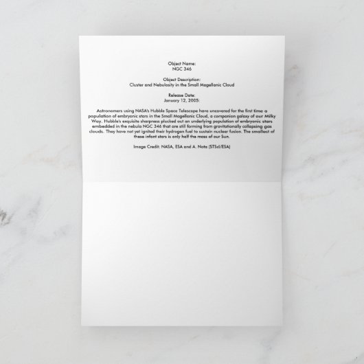 Psalm-19:1 - 4 einladung (Innenseite)