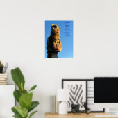 Psalm 19:1 Angel Cat Meme Poster (Heimbüro)