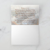 Psalm 19:1 Bibel Verse Glory of God Greeting Card Karte (Innenseite)