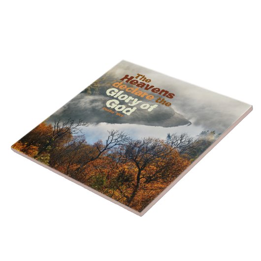 Psalm 19:1 Bibel Verse Ruhm der Keramik Gottes Til Fliese (Seite)