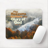 Psalm 19:1 Bibel Verse Ruhm Gottes Mousepad (Mit Mouse)