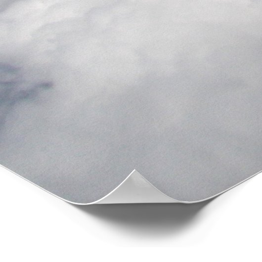 Psalm 19:1 Bibelposter Poster (Ecke)