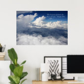 Psalm 19:1 Bibelposter Poster (Heimbüro)