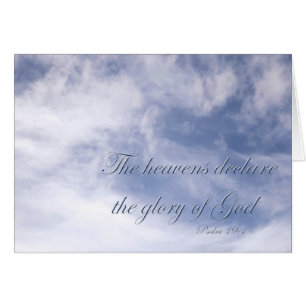 Psalm 19:1 Die Himmel erzählen die Herrlichkeit Go