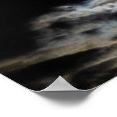 Psalm 19:1: Die Himmel verkünden die Herrlichkeit Poster (Ecke)