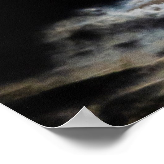 Psalm 19:1: Die Himmel verkünden die Herrlichkeit  Poster (Ecke)