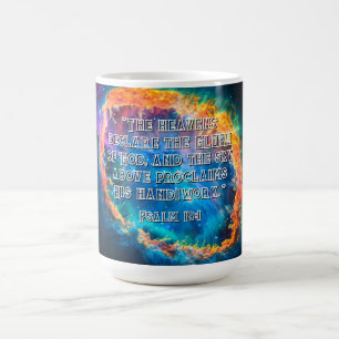 Psalm 19:1 Die Himmel verkünden Gottes Ruhm Kaffeetasse