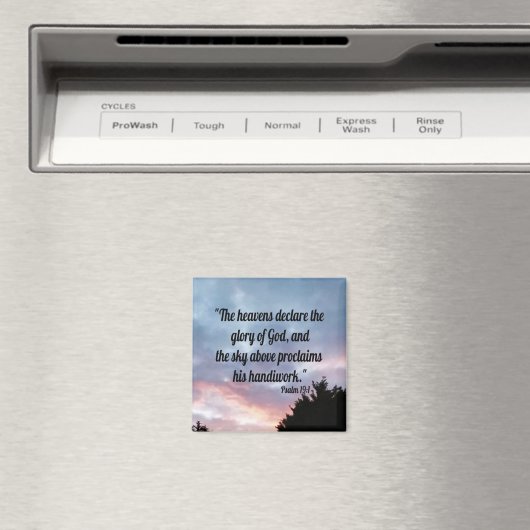 Psalm 19:1 magnet (In Situ (Geschirrspüler))