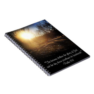 Psalm-19:1 Notizbuch Notizblock