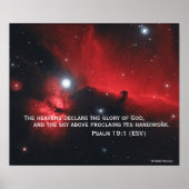 Psalm 19:1 poster (Vorne)