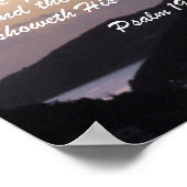 Psalm 19:1 poster (Ecke)