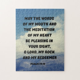 Psalm 19 Bibelstudy Bible Verse Puzzle