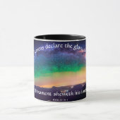Psalm 19 Galaxy Sky Inspirational Christlich Tasse (Zentrum)