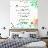 Psalm 19 Leinwand (Insitu (Schlafzimmer))