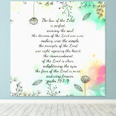 Psalm 19 Leinwand (Insitu (Holzboden))