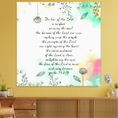 Psalm 19 Leinwand (Insitu (Wohnzimmer))