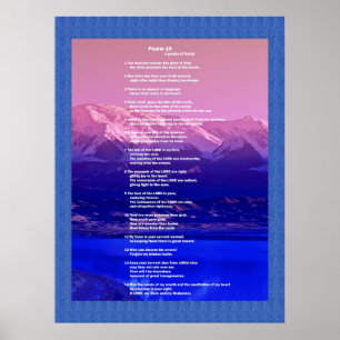 Psalm 19 Poster