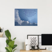 Psalm 19 Poster: Englisch Poster (Heimbüro)