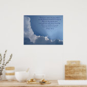 Psalm 19 Poster: Englisch Poster (Küche)