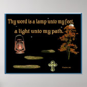 Psalm 1:19 Poster (Vorne)