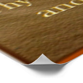 Psalm 1:19 Poster (Ecke)