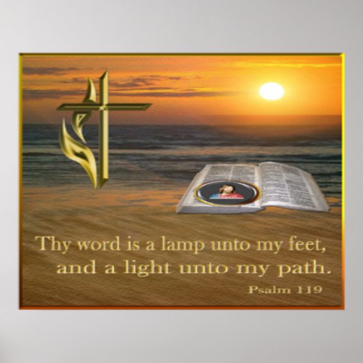 Psalm 1:19 Poster (Vorne)
