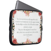 PSALM 1:1-3 Botanic Design Laptopschutzhülle (Vorne Rechts)