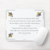 PSALM 1:1-3 Botanic Design Mousepad (Mit Mouse)