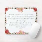 PSALM 1:1-3 Botanic Design Mousepad (Mit Mouse)