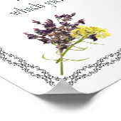 PSALM 1:1-3 Botanic Design Poster (Ecke)