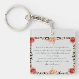 PSALM 1:1-3 Botanic Design Schlüsselanhänger