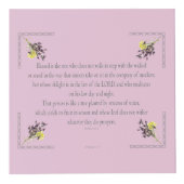 PSALM 1:1-3 Botanic Design, Würfel (Rechts)