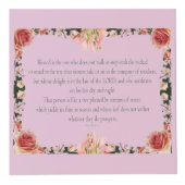 PSALM 1:1-3 Botanic Design, Würfel (Rechts)