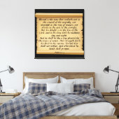 Psalm 1:1-3 Canvas Print Leinwanddruck (Insitu (Schlafzimmer))