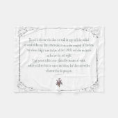 Psalm 1-1-3, Do Not Walk in Step with Ers, Fleecedecke (Vorderseite (Horizontal))