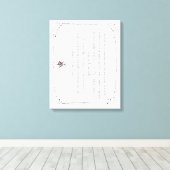 Psalm 1-1-3, Do Not Walk in Step with Sinners, Leinwanddruck (Insitu (Holzboden))