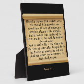 Psalm 1:1-3 fotoplatte (Seite)