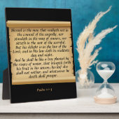 Psalm 1:1-3 fotoplatte (Seite)