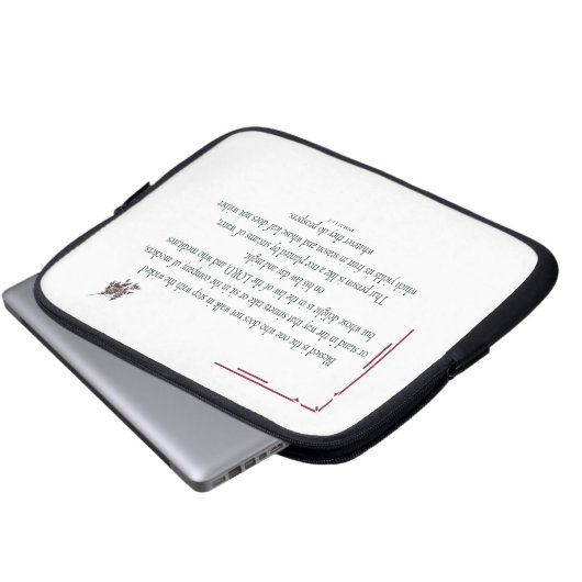 Psalm 1:1-3, gesegnet ist derjenige, der laptopschutzhülle (Vorne Knopf)