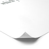 Psalm 1:1-3, gesegnet ist derjenige, der poster (Ecke)