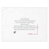 Psalm 1:1-3, gesegnet ist derjenige, der tischdecke (Vorderseite (Horizontal))