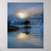Psalm 1, 1-3 poster (Vorne)