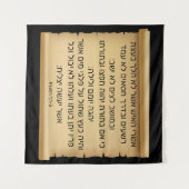 Psalm 1:1-3 wandteppich (Vorderseite (Horizontal))