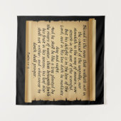 Psalm 1:1-3 wandteppich (Vorderseite (Horizontal))