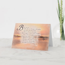 Psalm-1:1 Bibel-Vers inspirierend Karte